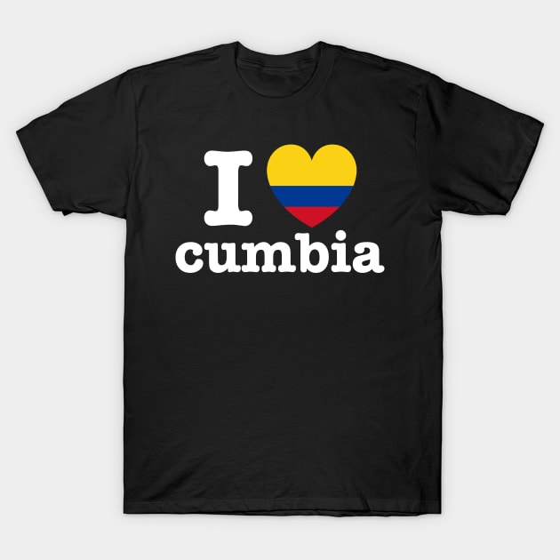 I love cumbia - colombiana - vallenato T-Shirt by verde